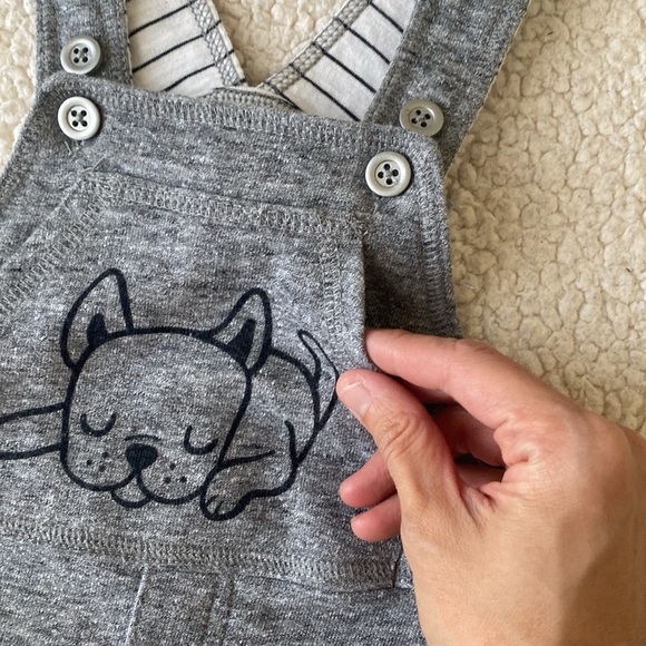 *EUC* First Impressions Baby Boy 2-Piece Overall Set - Picture 10 of 16